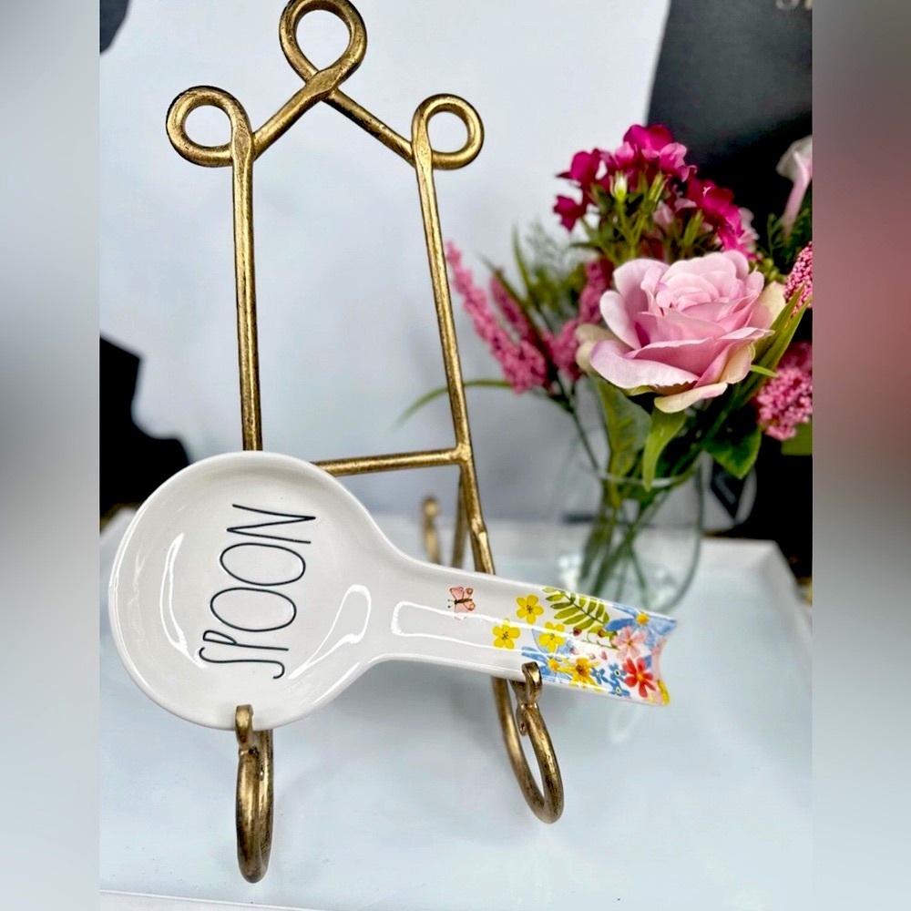 NEW Rae Dunn Spoon Rest Kitchen Floral - Picture 4 of 5